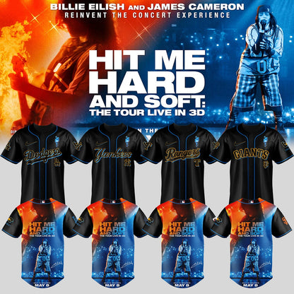 .Baseball x  Billie Eilish HIT ME HARD AND SOFT: THE TOUR Jersey 2