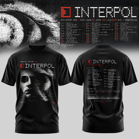 _INTERPOL NORTH AMERICA TOUR 2026 T-shirt