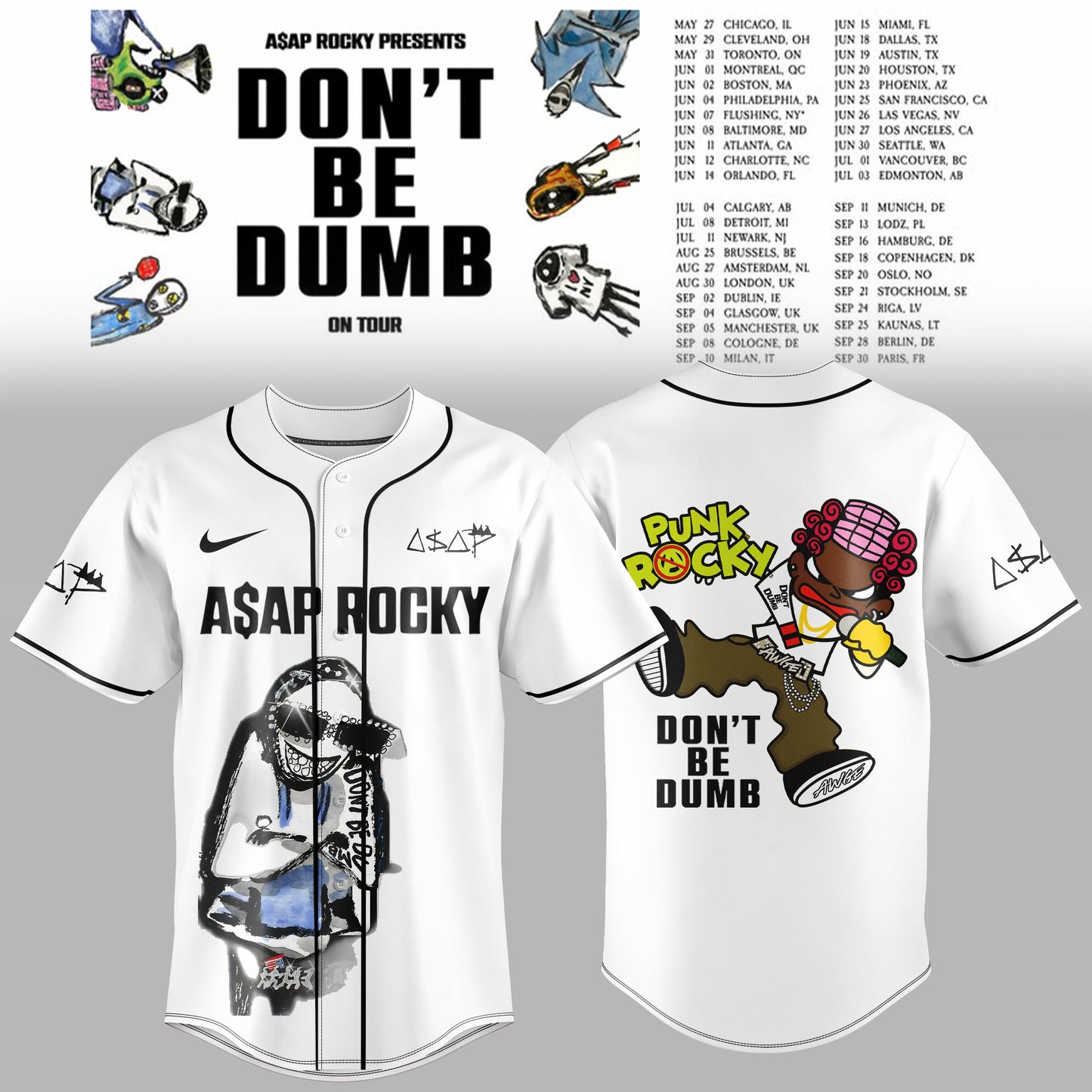 _ASAP ROCKY “DON’T BE DUMB” COLLECTION JERSEY