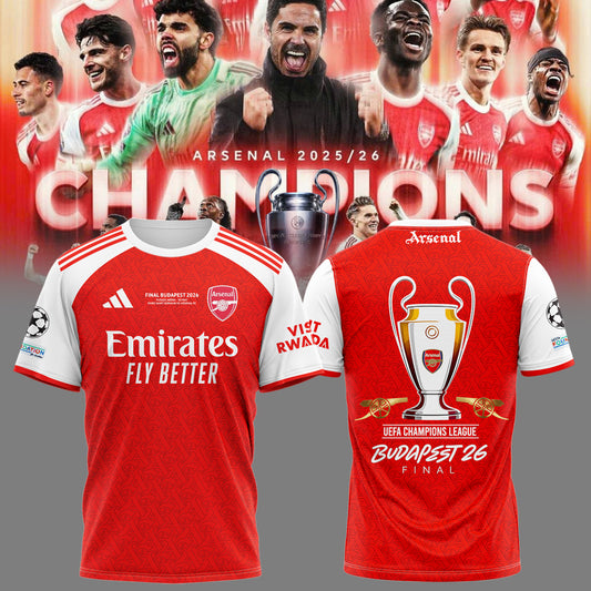 ,,Arsenal Champions League Winners 25/26 Jersey