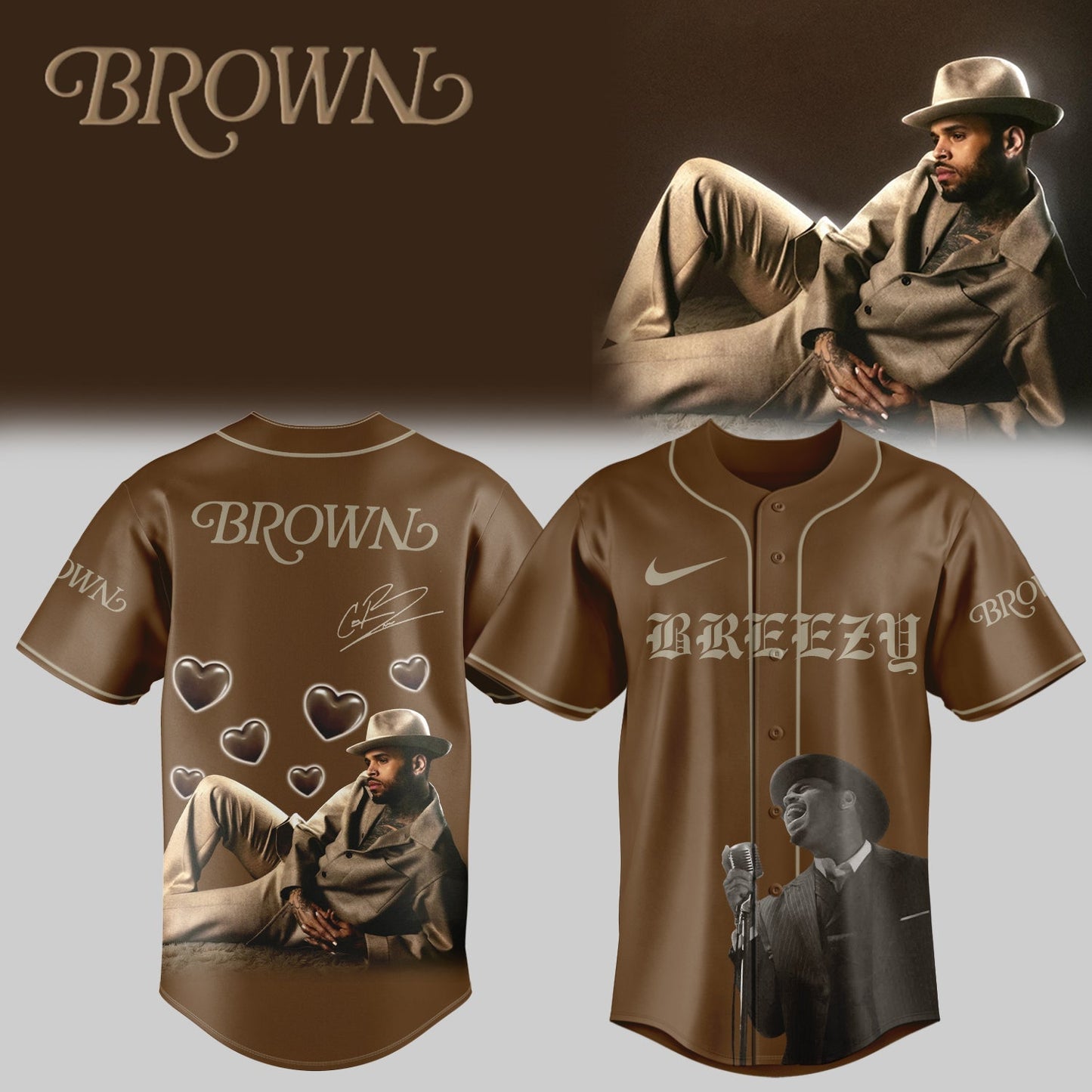 _.CHRIS BROWN’S BROWN ALBUM Jersey