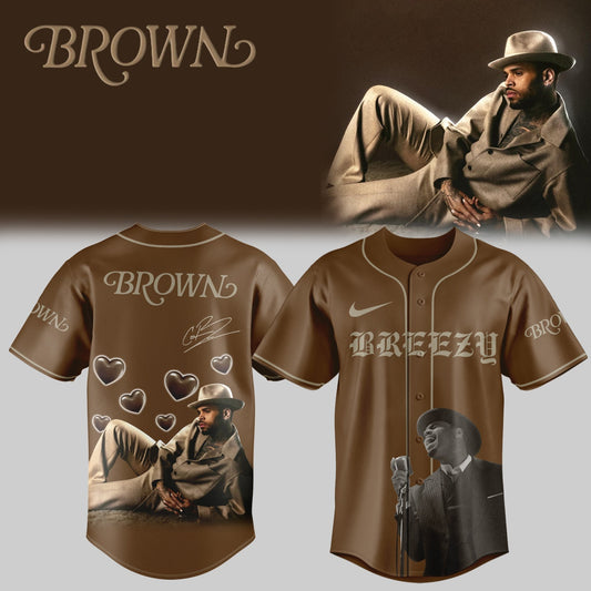 _.CHRIS BROWN’S BROWN ALBUM Jersey