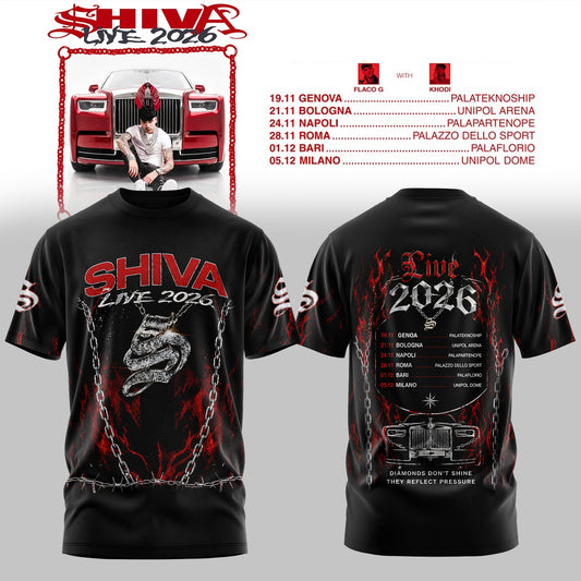SHIVA Live Tour 2026 T-shirt