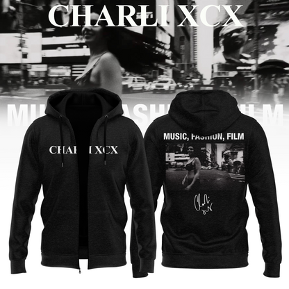 ,Charli_XCX “Album Music, Fashion, Film ” – ZipHoodie