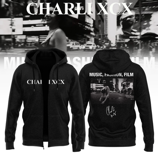,Charli_XCX “Album Music, Fashion, Film ” – ZipHoodie