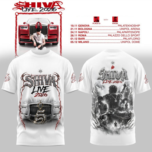 SHIVA Live Tour 2026 T-shirt