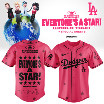 .Baseball US x 5SOS EVERYONE’S A STAR! World Tour Jersey