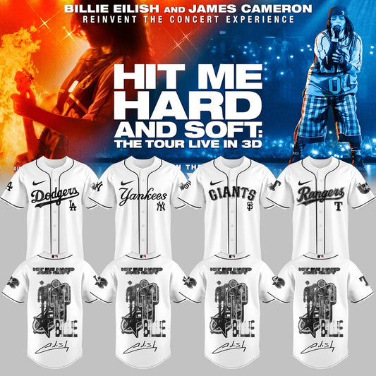 .Baseball x Billie Eilish HIT ME HARD AND SOFT: THE TOUR Jersey 3