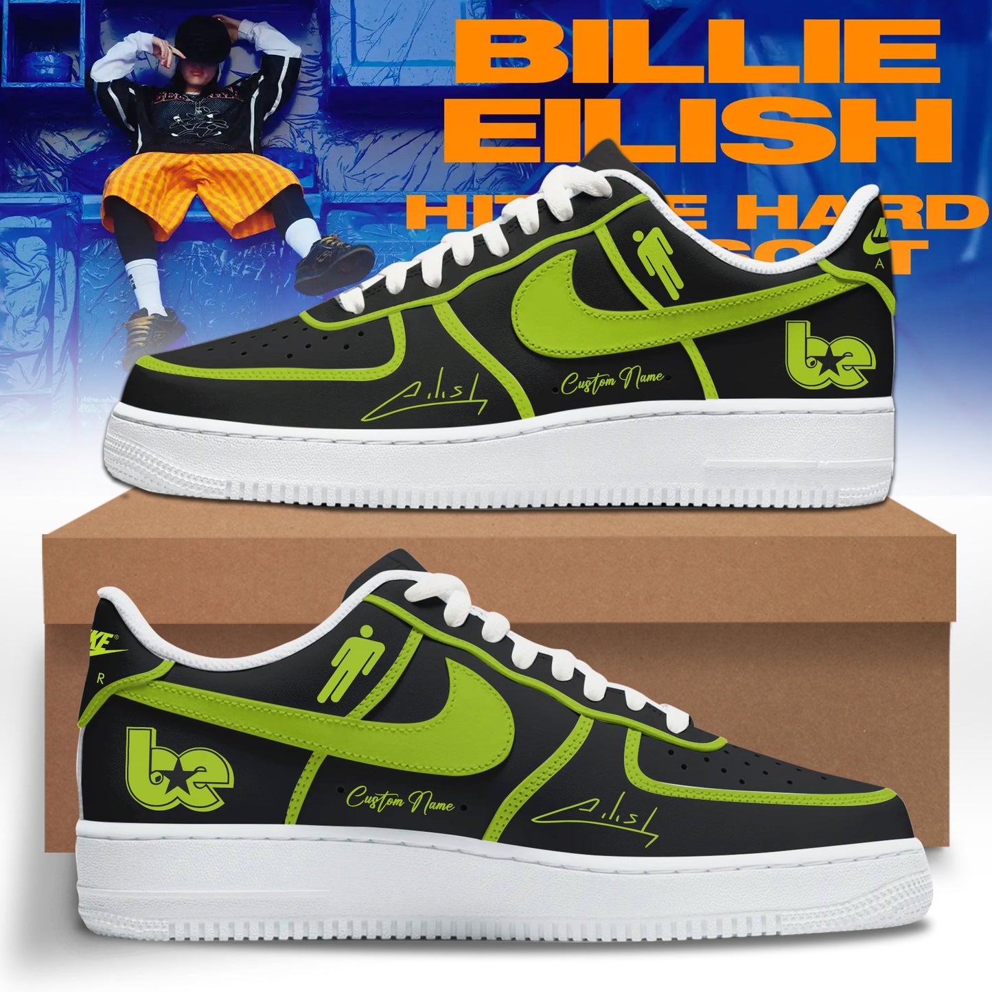 .Billie Eilish Hit Me Hard and Soft: The Tour Shoes 9