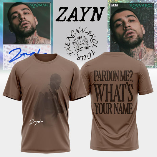,.Zayn Malik THE KONNAKOL TOUR TShirt