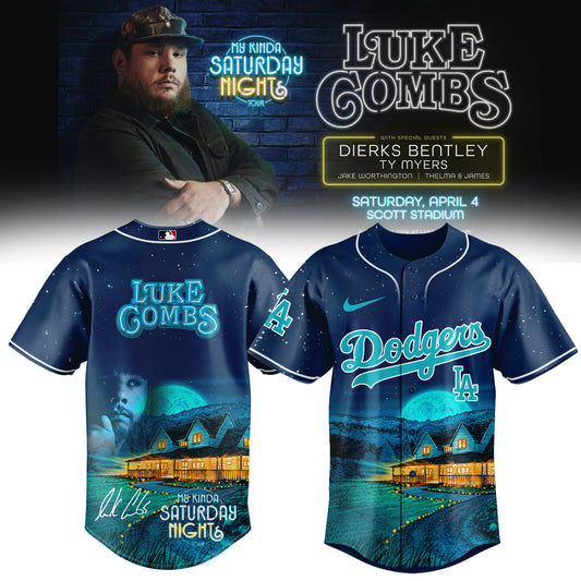 Los Angeles Dodgers Jersey – Luke Combs
