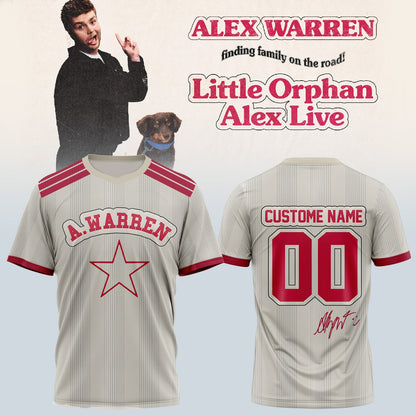 Alex Warren’s “Little Orphan Alex” Tour Shirt