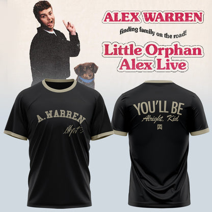 Alex Warren’s “Little Orphan Alex” Tour Shirt