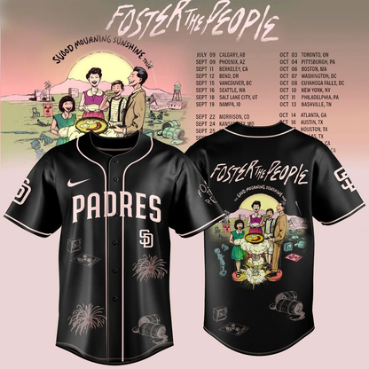 .Baseball x Foster The People THE GOOD MOURNING SUNSHINE TOUR Jersey