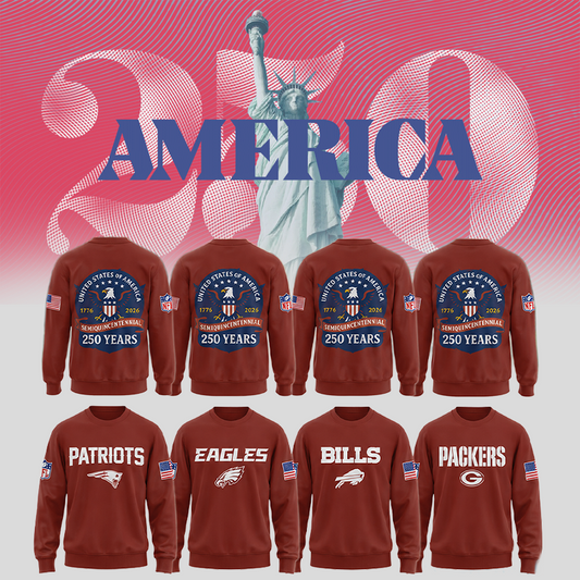 All Team Football America 250 Sweater, Gifts For Fans