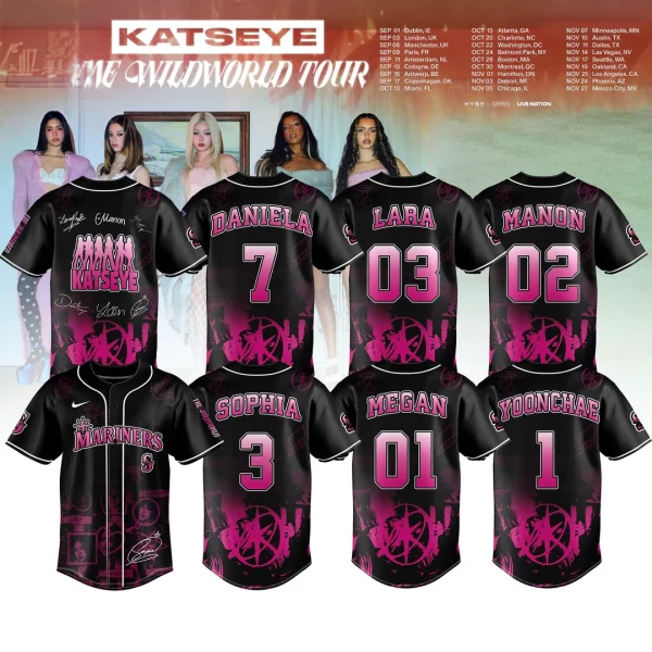 _KATSEYE: THE WILDWORD TOUR Exclusive Baseball Jersey