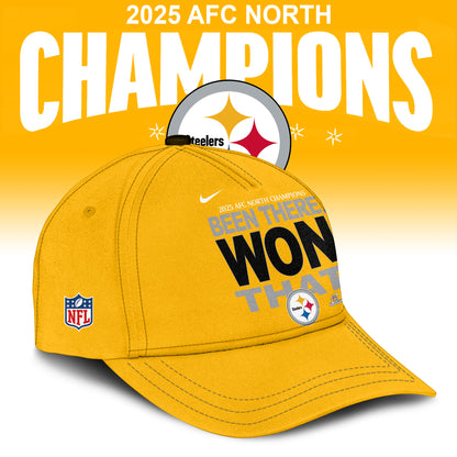 Pittsburgh Steelers 2025 AFC North Division Champions Limited Edition Zip Hoodie