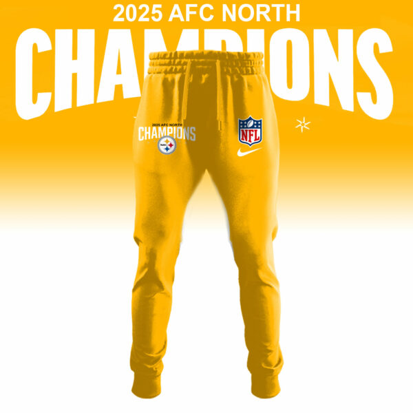 Pittsburgh Steelers 2025 AFC North Division Champions Limited Edition Hoodie