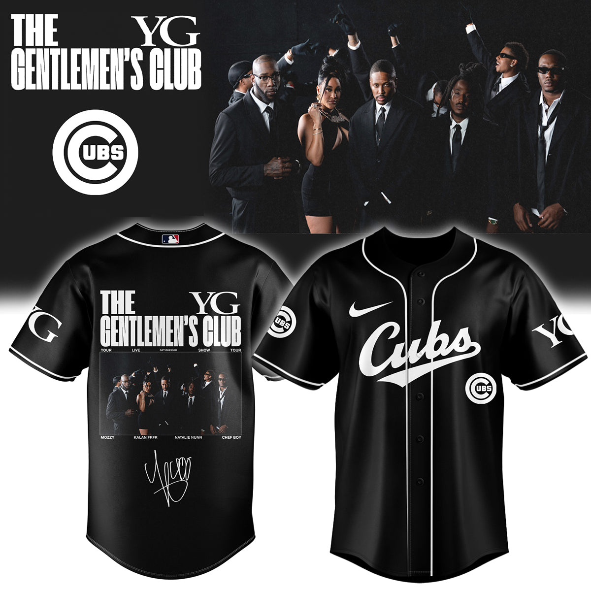 _Baseball US x YG – “The Gentlemen’s Club” . Limited Edition Signature Jersey