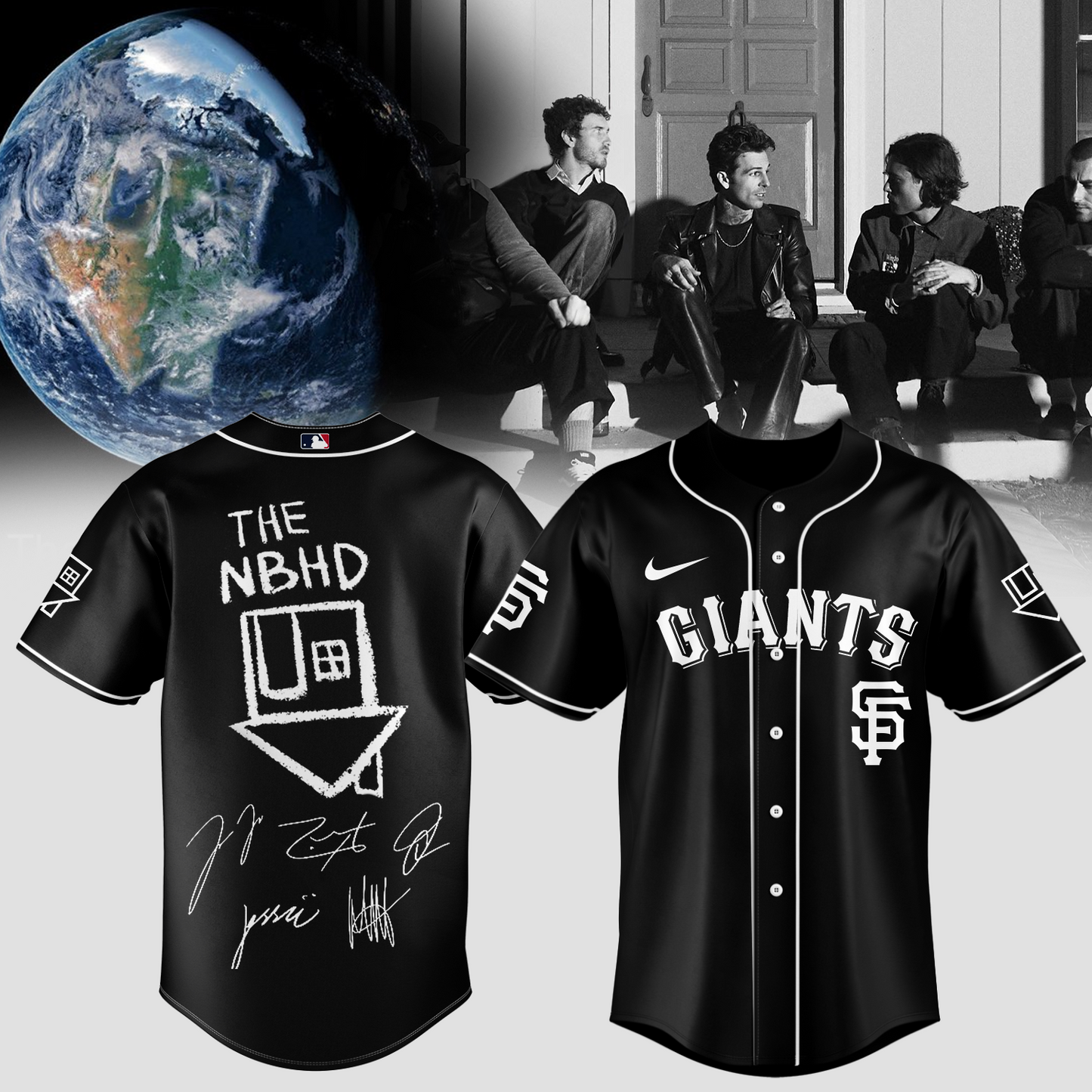 .BASEBALL ALL TEAMS x The Neighbourhood’s THE WOURLD TOUR signed Jersey