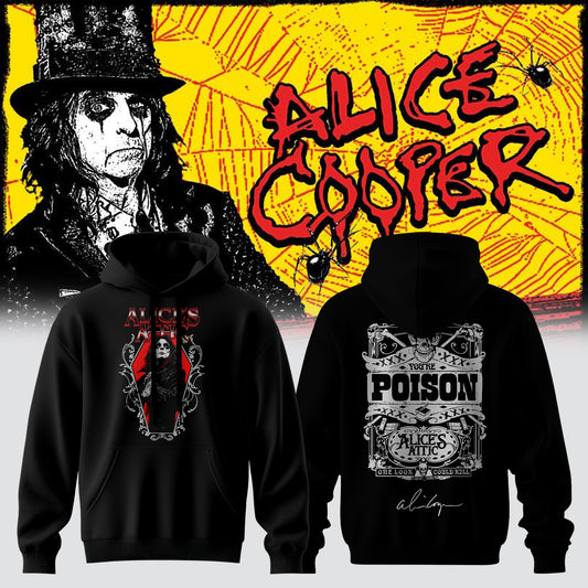_.Alice Cooper “Alice’s Attic Tour” 2026 Signed – Hoodie