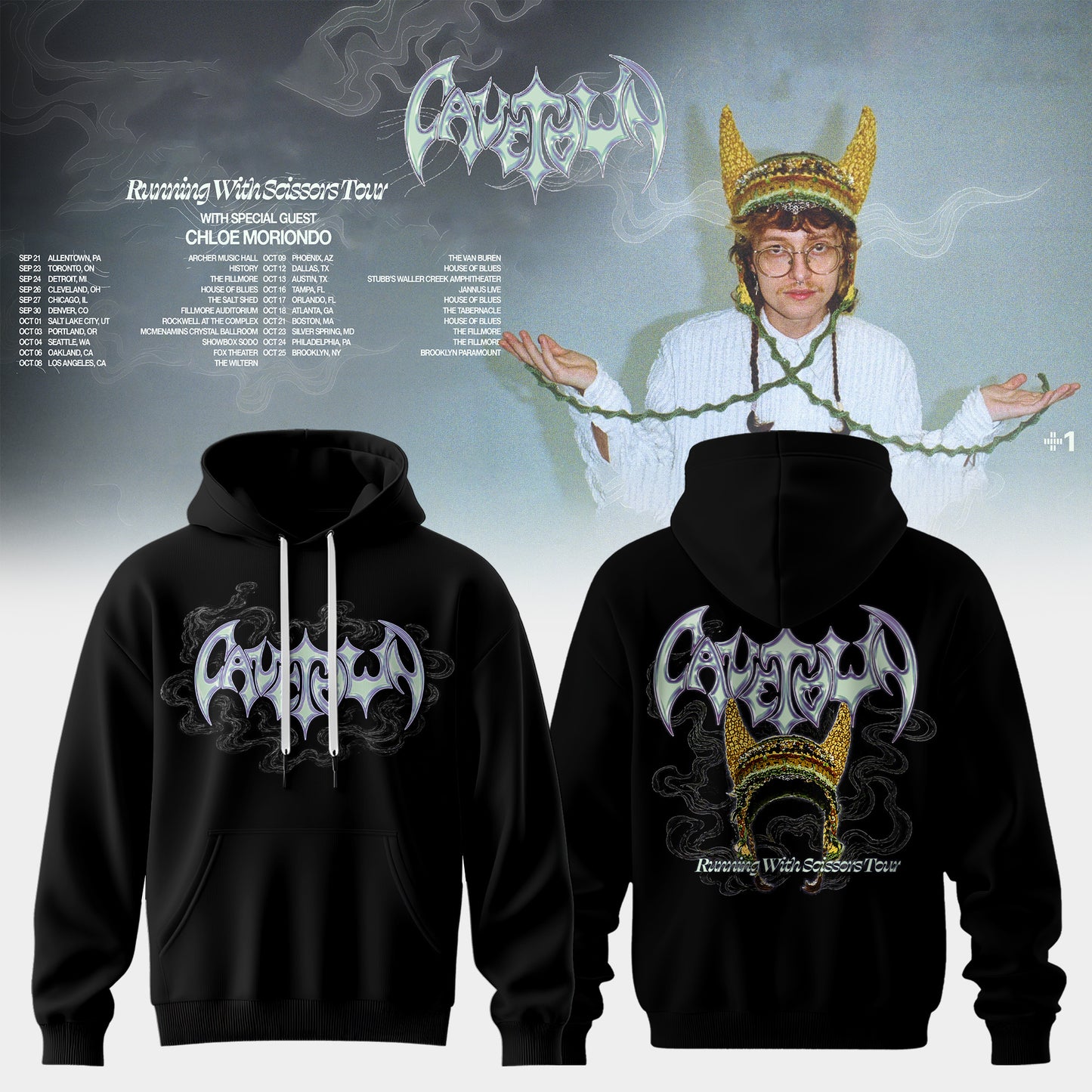 Cavetown – Running With Scissors Tour 2026 Limited Hoodie