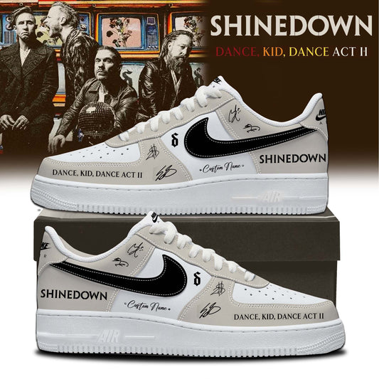,,SHINEDOWN “Dance Kid Dance Act II World Tour” 2026 Signed – Shoes 1-1
