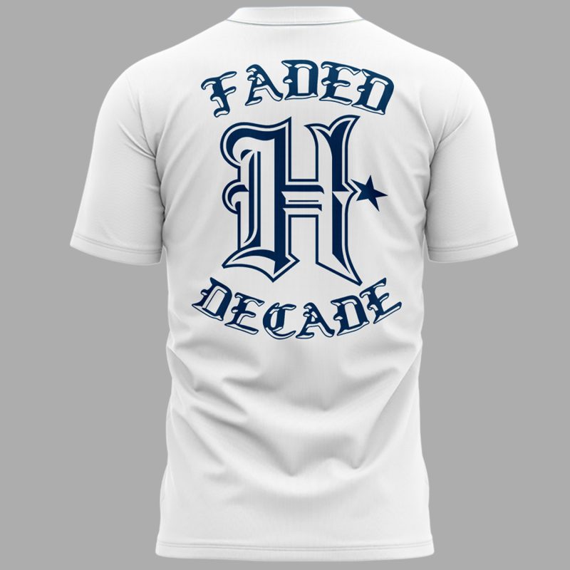 New Edition Houston Texans Collab With Faded Decade Tshirt 2025