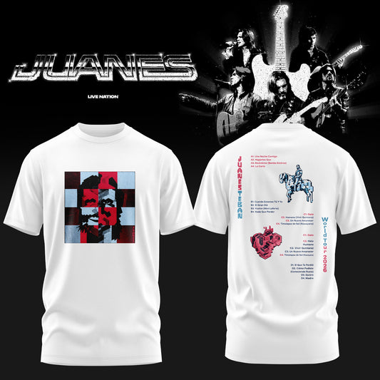 Juanes World Tour 2026 T-shirt