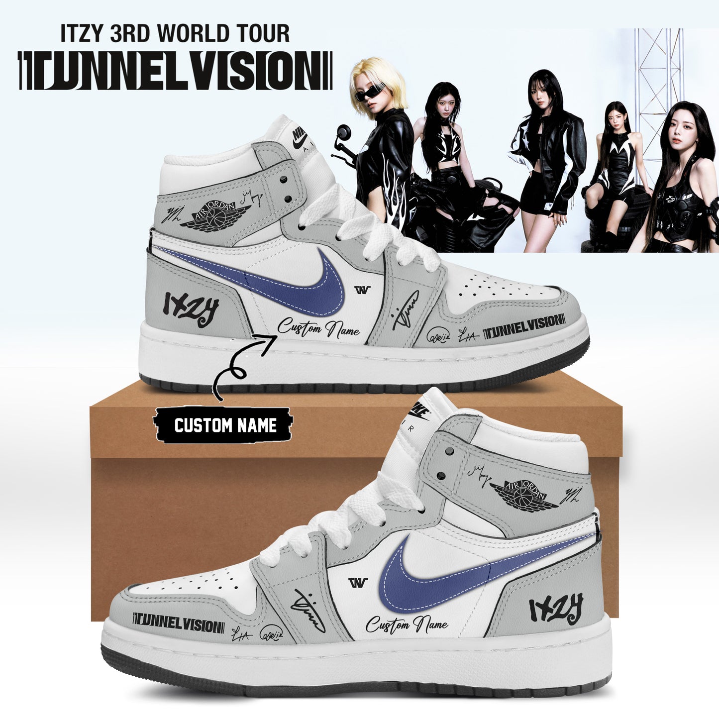 ,,,ITZY “Tunnel Vision” World Tour 2026 Limited Edition Signature – Shoes 1-2