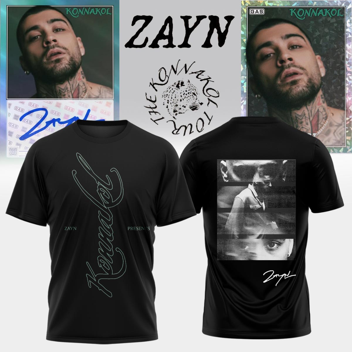 ,.Zayn Malik THE KONNAKOL TOUR TShirt