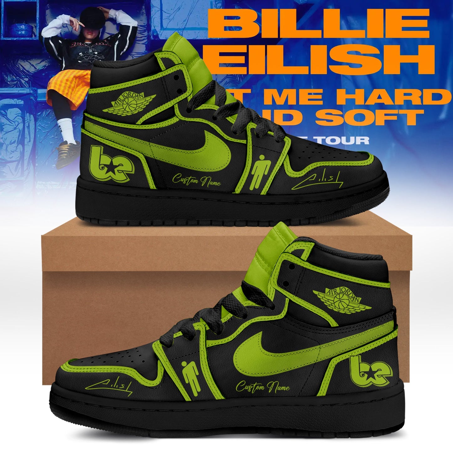 .Billie Eilish Hit Me Hard and Soft: The Tour Shoes 8