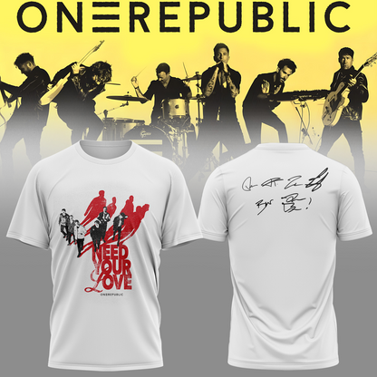OneRepublic Official Tour TShirt