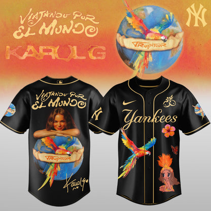 Karol G x Baseball – Nos Vamos de Tour JERSEY(All Team )