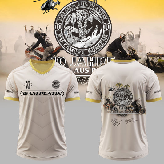 __,,RAF Camora & Bonez MC “10 Jahre Palmen aus Plastik Tour” . Limited Edition Signature Jersey