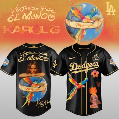 Karol G x Baseball – Nos Vamos de Tour JERSEY(All Team )