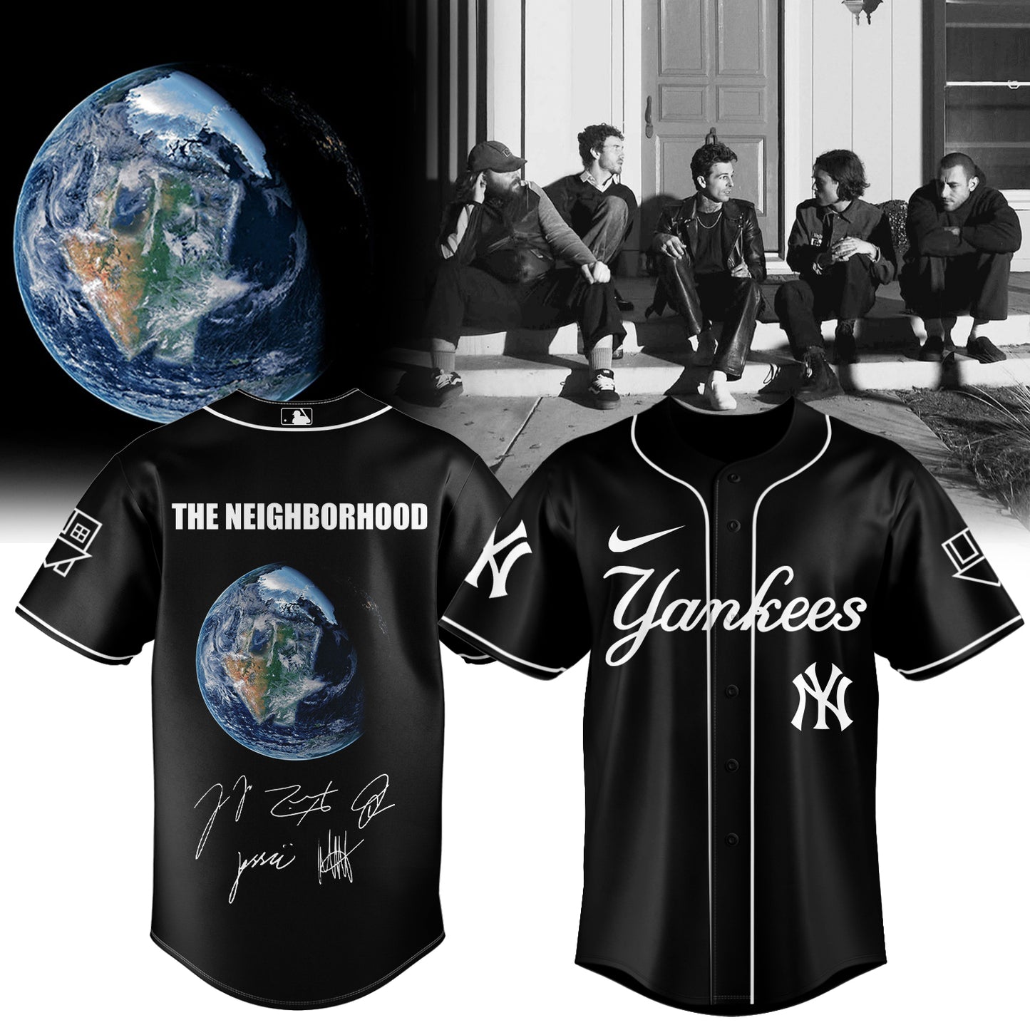 .BASEBALL ALL TEAMS x The Neighbourhood’s THE WOURLD TOUR signed Jersey