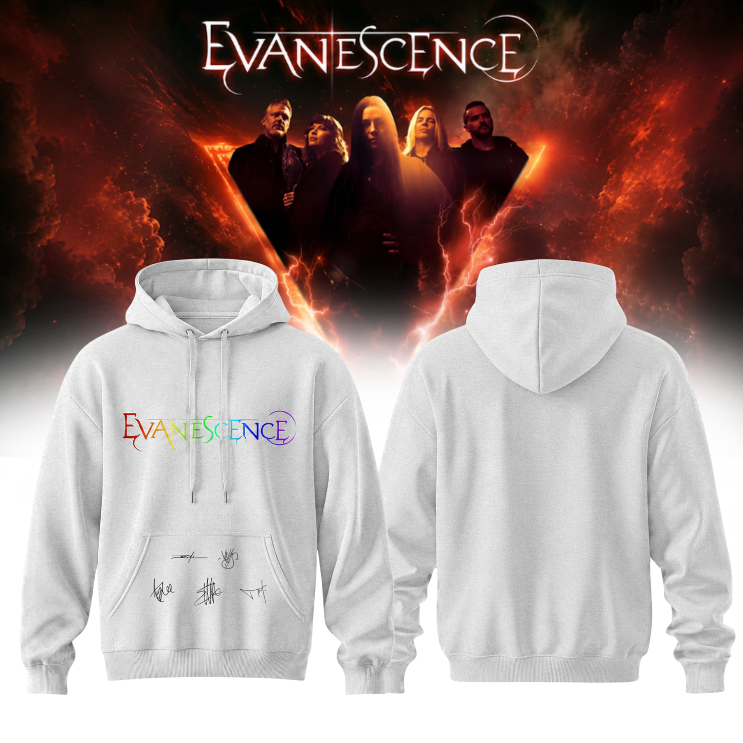 .Evanescence “Sanctuary 2026 World Tour” – Hoodie