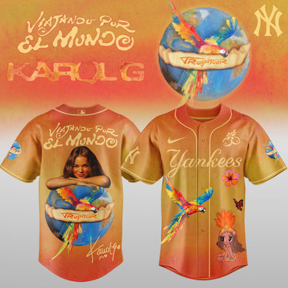 Karol G x Baseball – Nos Vamos de Tour JERSEY(All Team )