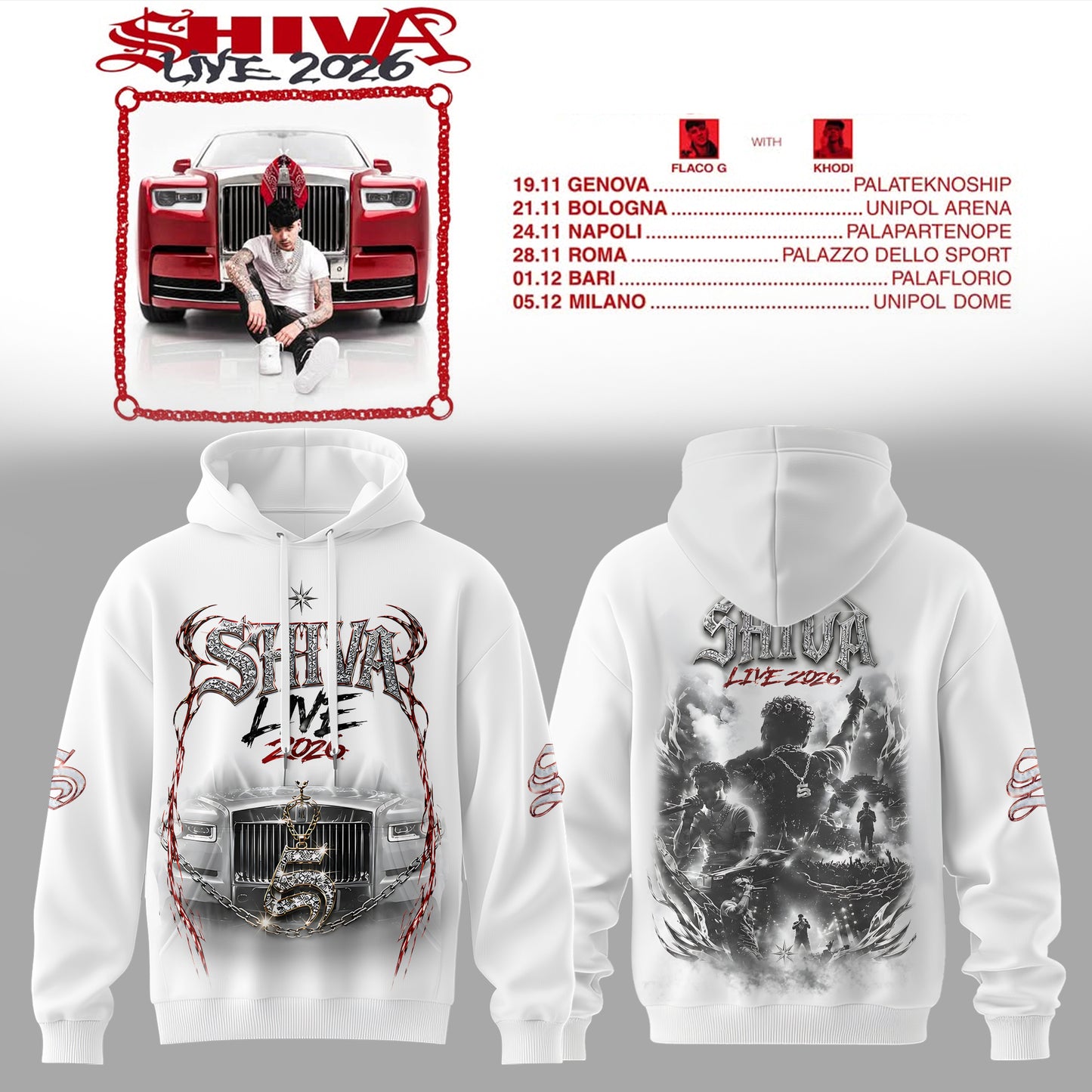 SHIVA Live Tour 2026 Hoodie
