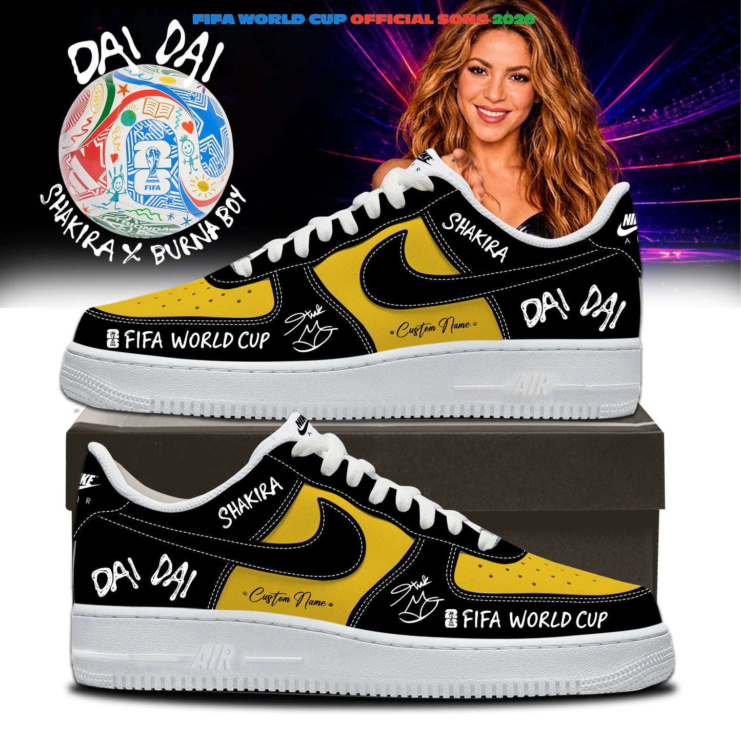 Shakira – “Dai Dai” Limited Edition Signature – Shoes