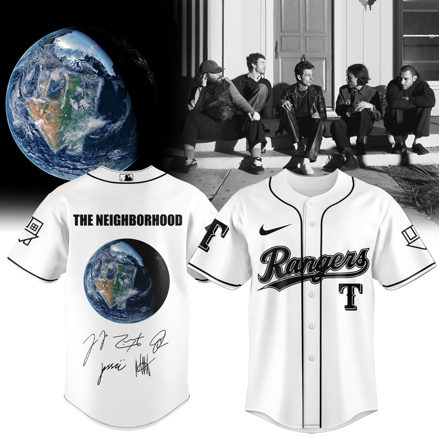 .BASEBALL ALL TEAMS x The Neighbourhood’s THE WOURLD TOUR signed Jersey