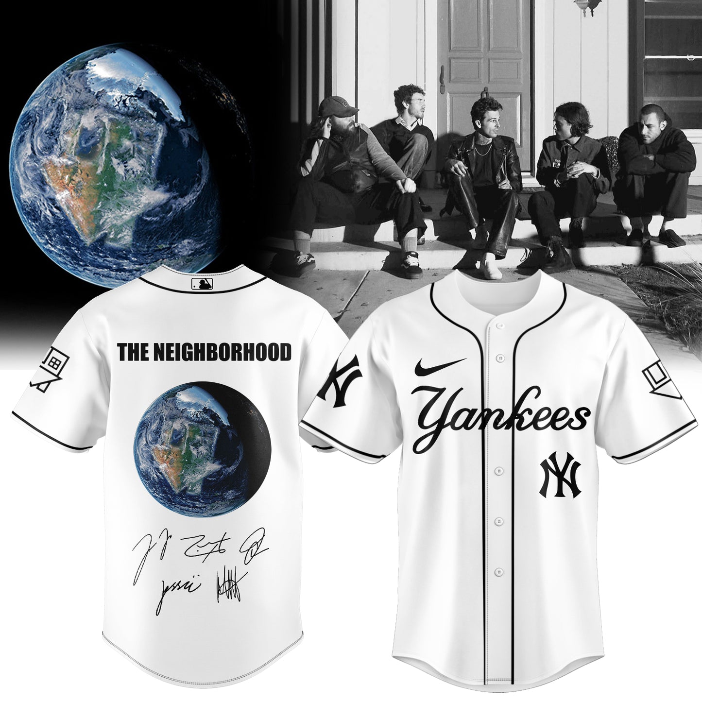 .BASEBALL ALL TEAMS x The Neighbourhood’s THE WOURLD TOUR signed Jersey