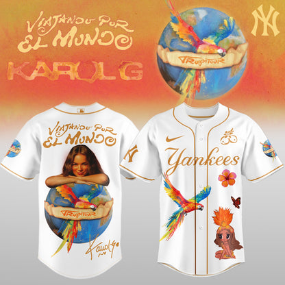 Karol G x Baseball– Nos Vamos de Tour JERSEY(All Team )