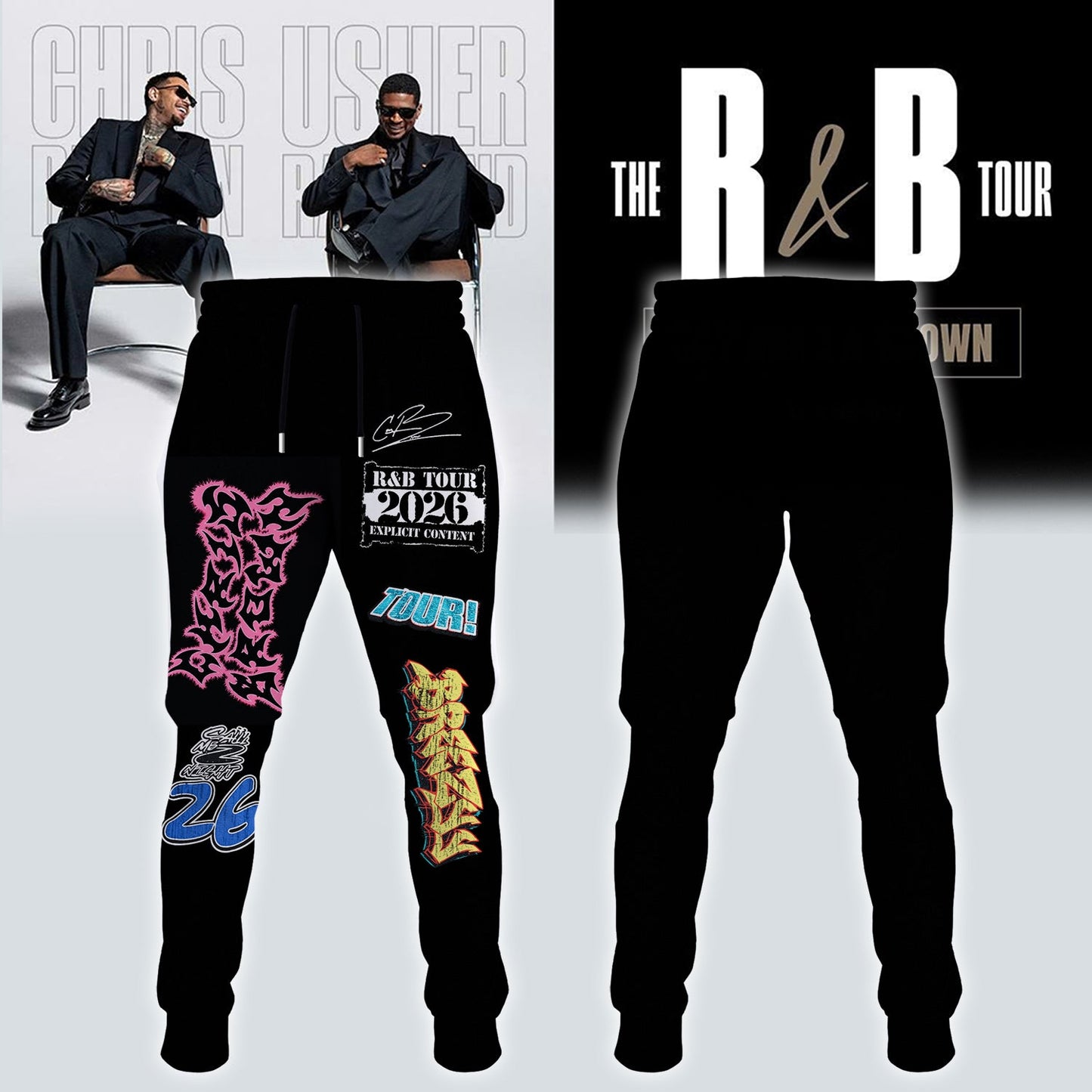 _,Official Chris Brown R&B Tour Signed Jersey