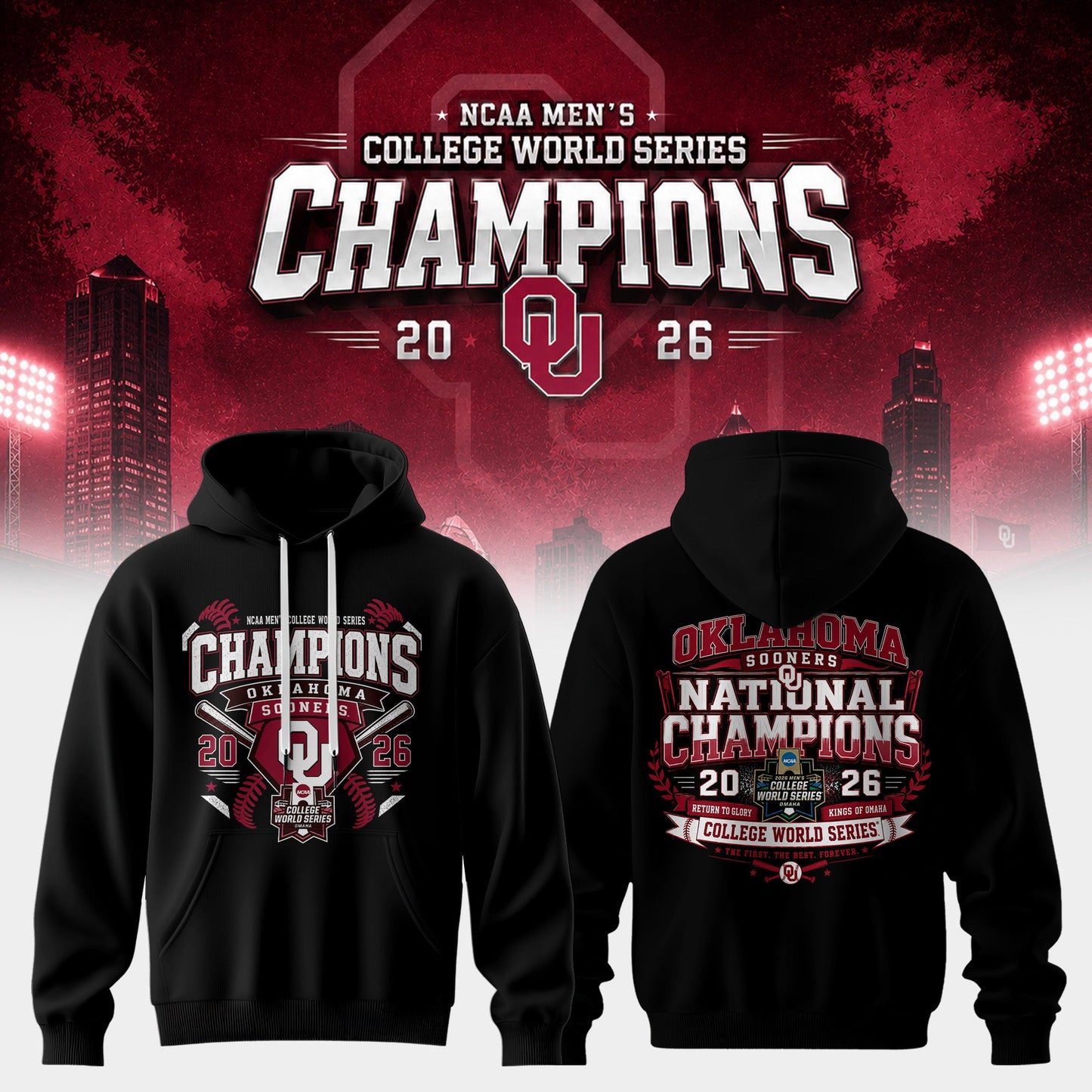 Men’s College World Series Champions 2026 Edition Hoodie