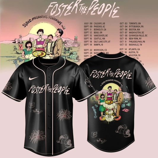 Foster The People THE GOOD MOURNING SUNSHINE TOUR For Fan Jersey