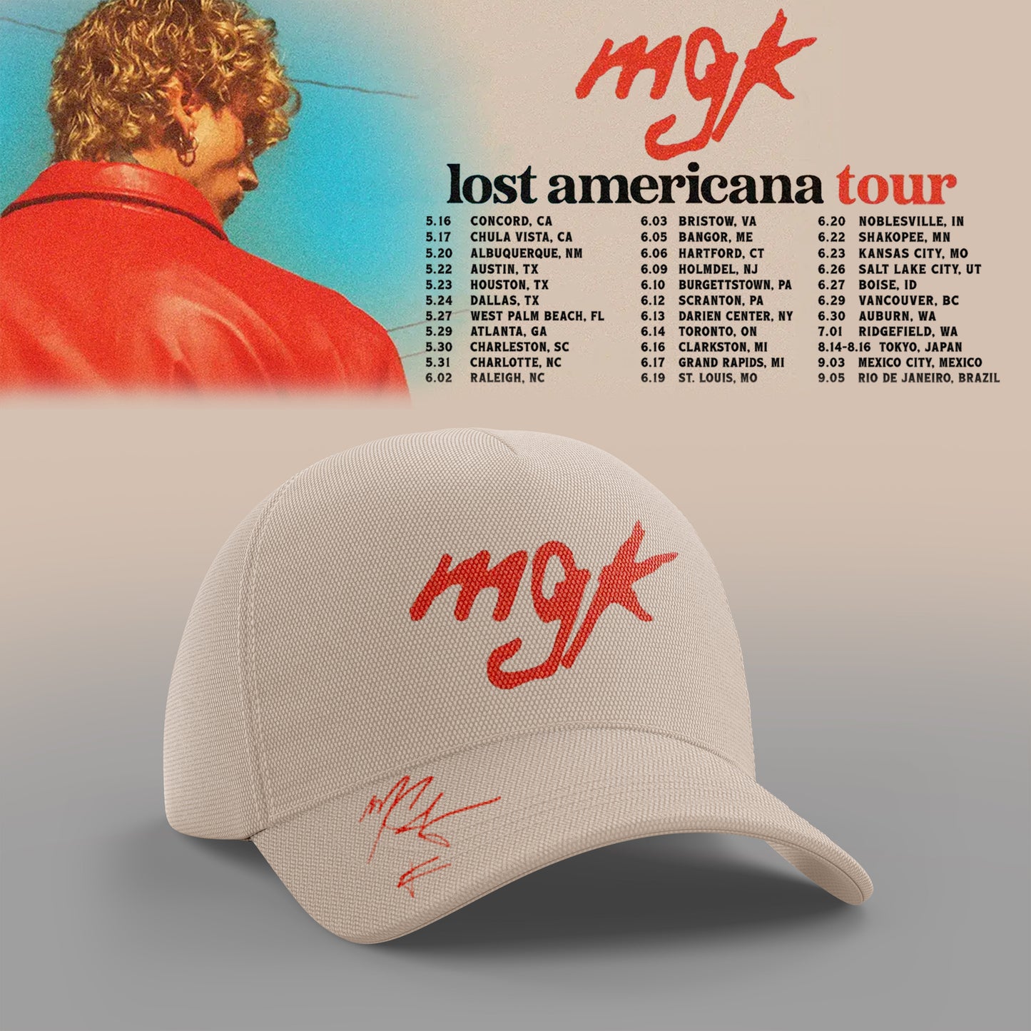 MGK – Lost Americana Tour 2026 Hat Is Here