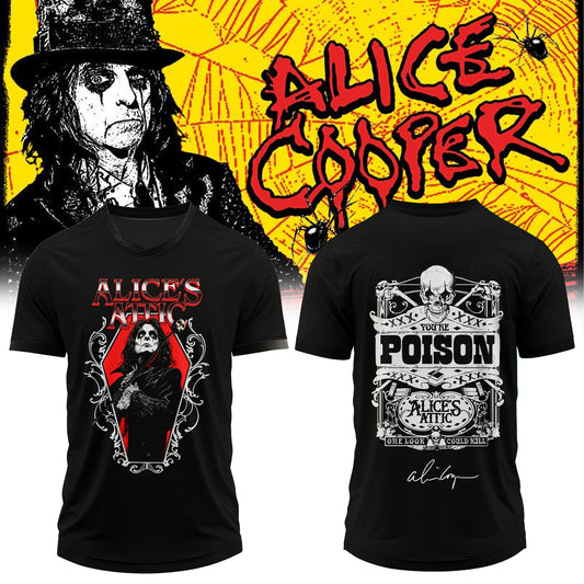 ,,.Alice Cooper “Alice’s Attic Tour” 2026 Signed – Jersey