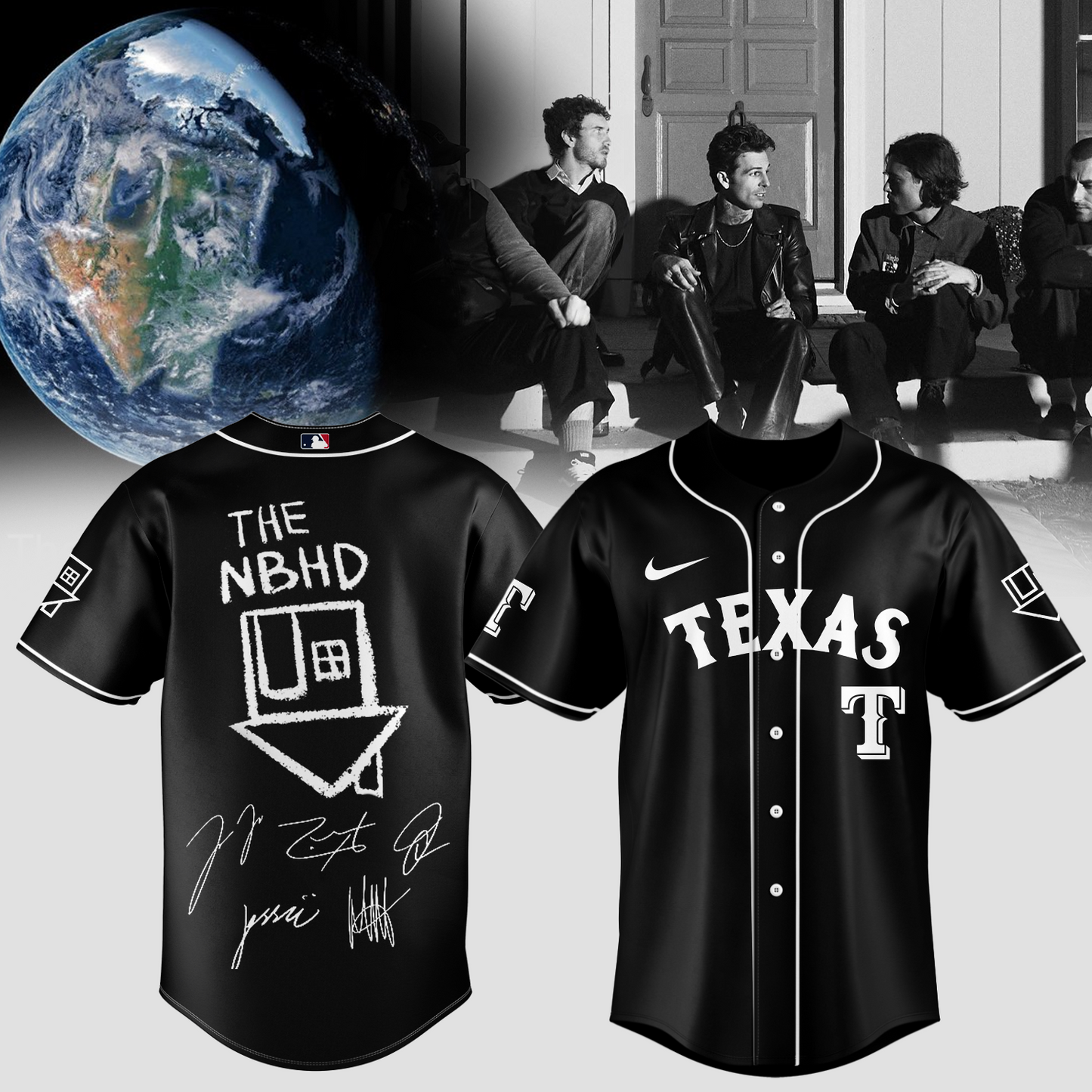 .BASEBALL ALL TEAMS x The Neighbourhood’s THE WOURLD TOUR signed Jersey